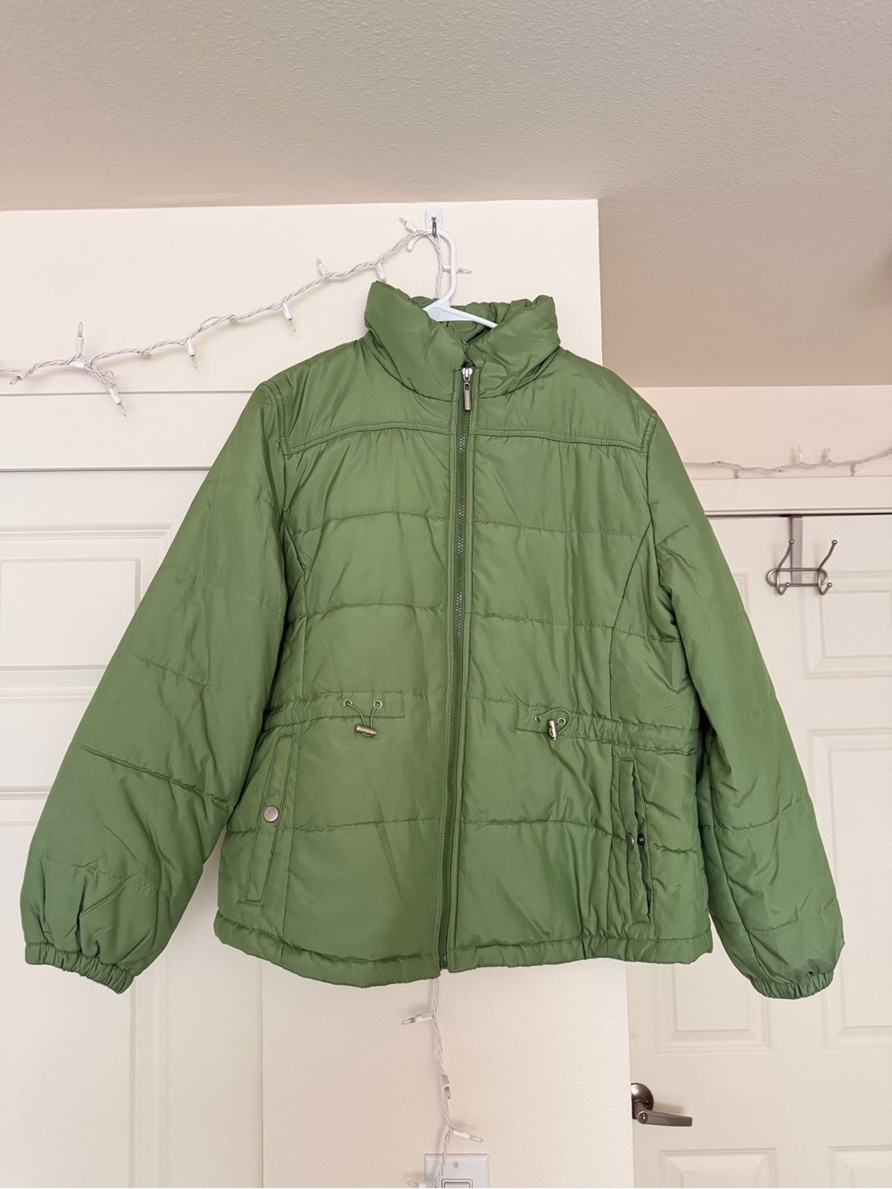 Faded Glory Green Puffer Jacket